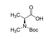 Boc-N-甲基-L-丙氨酸，98%（GC）